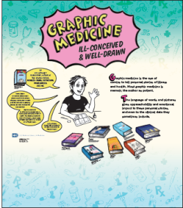 A banner from the Graphic Medicine: Ill-Conceived & Well Drawn Special Display.